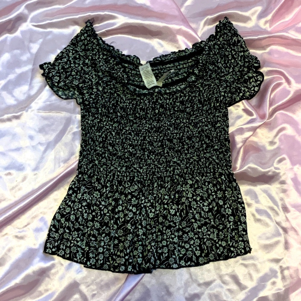 Off the Shoulder Ruched Top